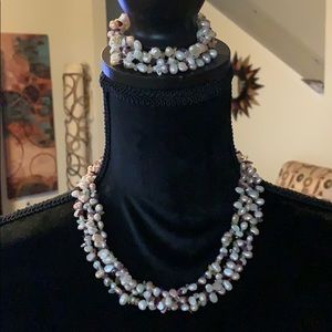 Freshwater pearl Jewelry set